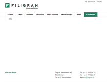 Tablet Screenshot of filigran.ch