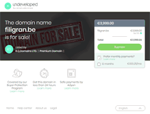 Tablet Screenshot of filigran.be